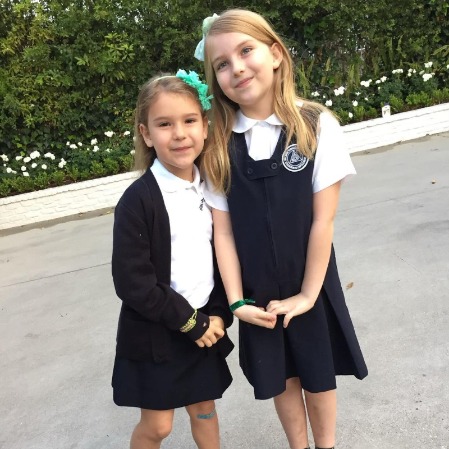 Tracy Tutor and Jason Maltas's daughters.